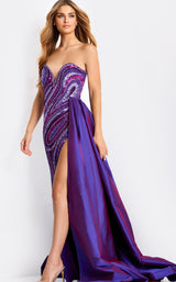 Jovani 49226 Dark-Purple/Multi