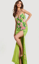 Jovani 49231 Lime-Green