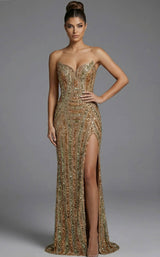 Jovani 49232 Nude/Gold