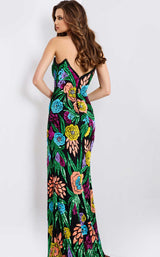 Jovani 49234 Black-Multi