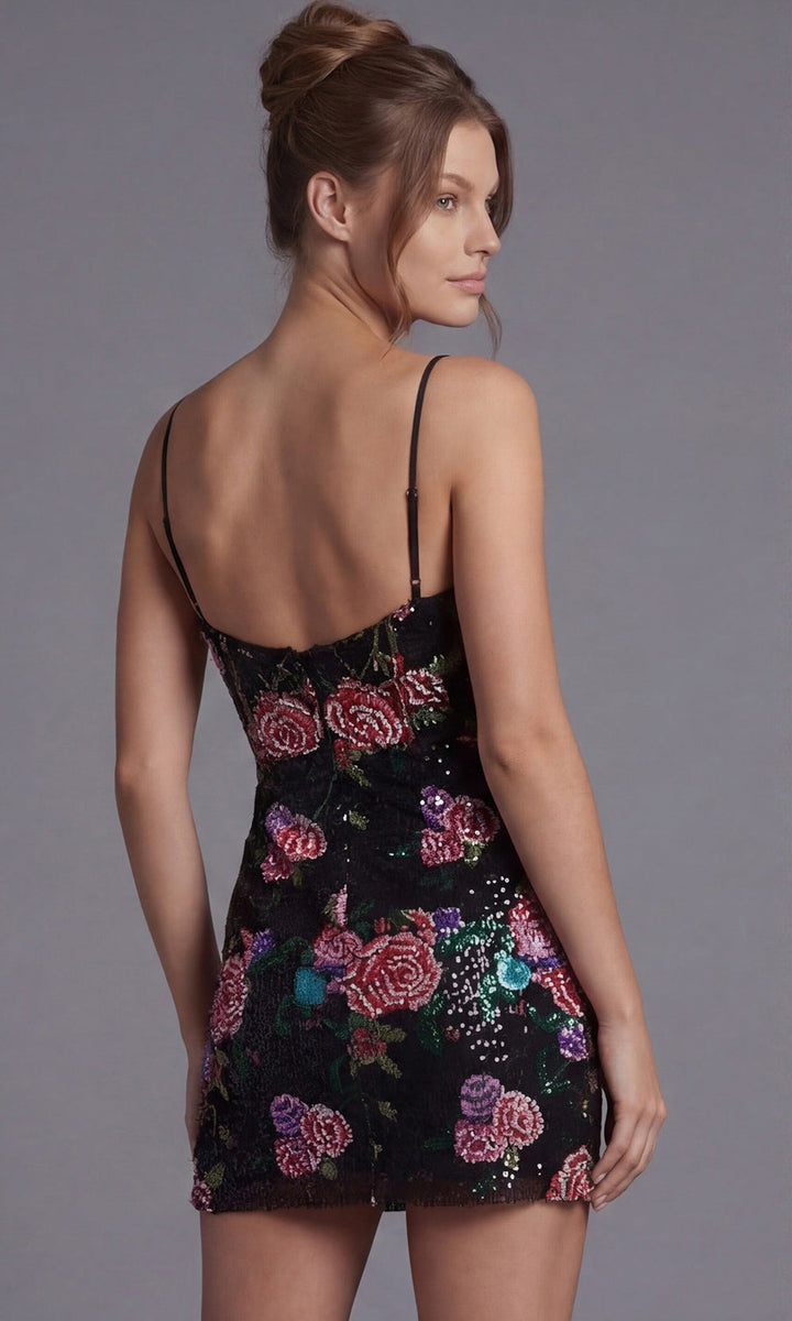 Jovani 49235 Black-Multi