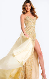 Jovani 49255 Off-White/Nude