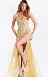 Jovani 49255 Off-White/Nude