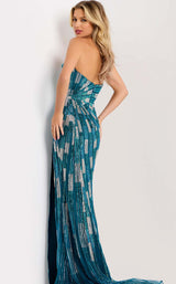 Jovani 49258 Teal