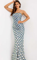 Jovani 49260 Off-White-Multi