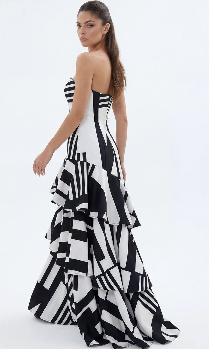 Jovani 49317 Black/White