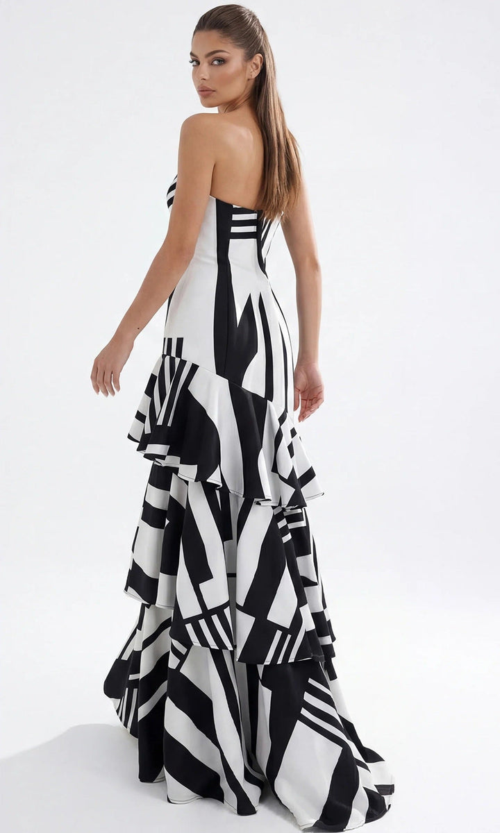 Jovani 49317 Black/White