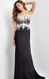 Jovani 49465 Black/White