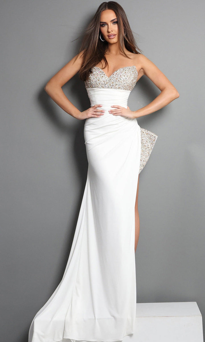 Jovani 49577 Off-White