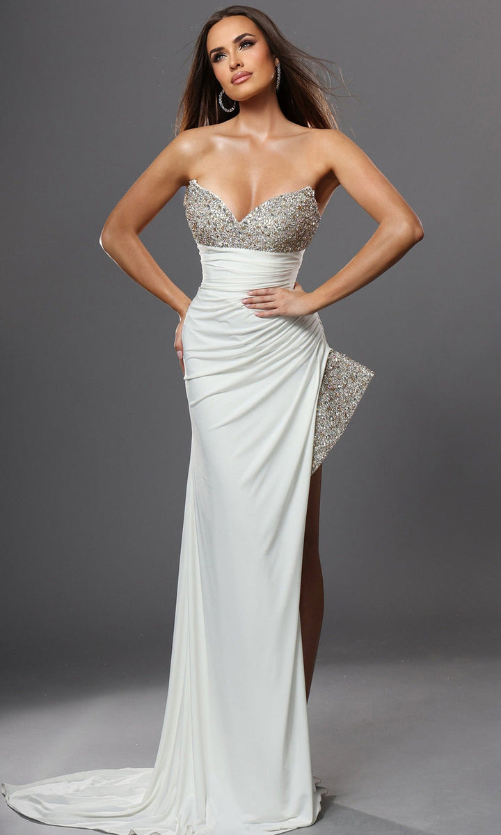 Jovani 49577 Off-White