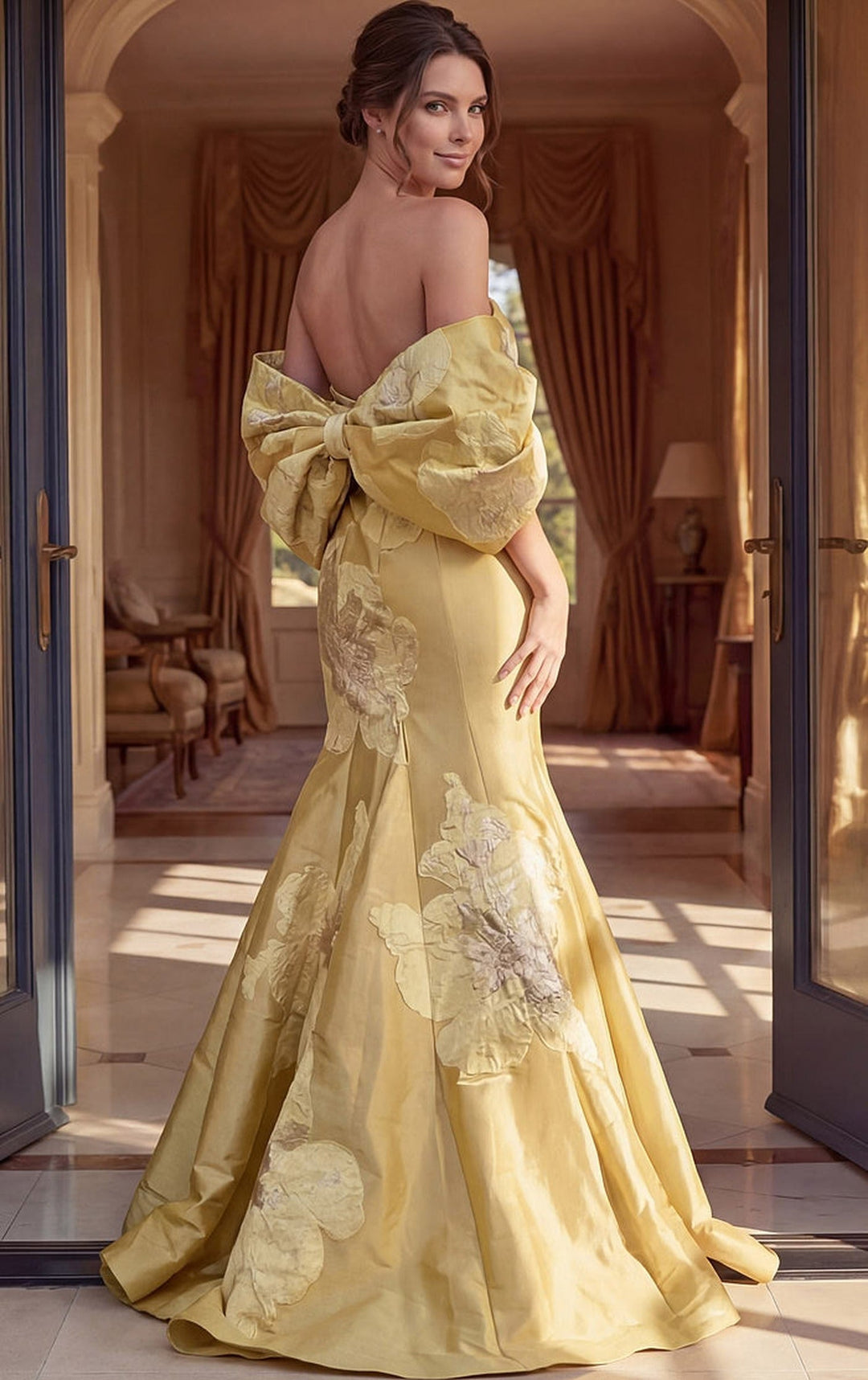 Jovani 49625 Yellow