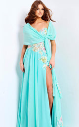 Jovani 49633 Aqua