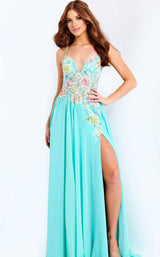 Jovani 49633 Aqua