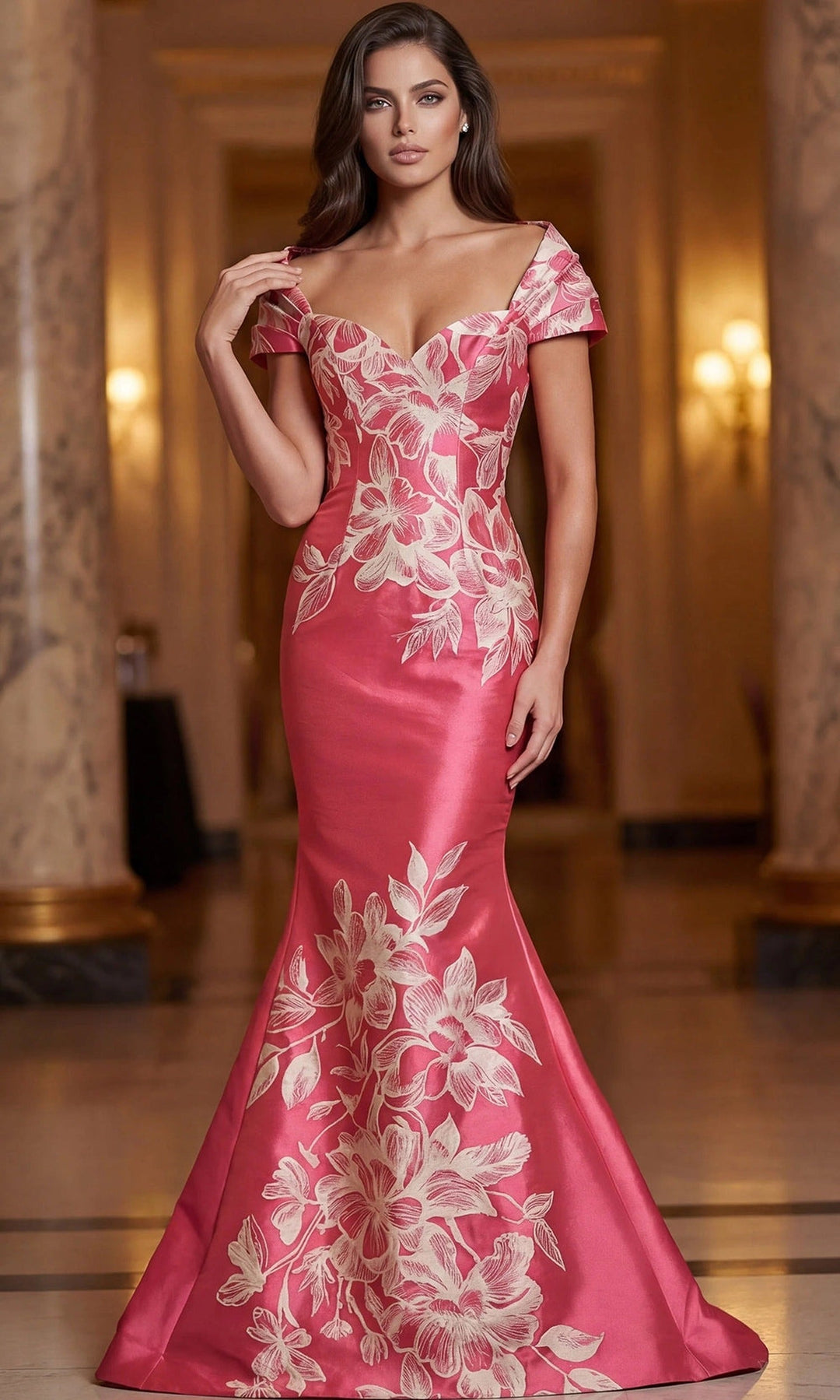 Jovani 49641 Fuchsia