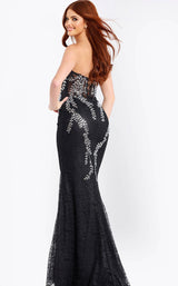 Jovani 49658 Black/Silver