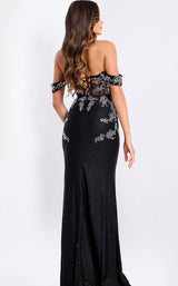 Jovani 49659 Black/Silver