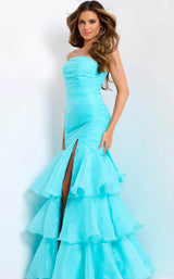 Jovani 49667 Aqua
