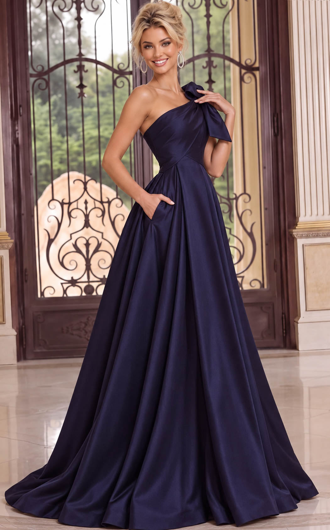 Jovani 49686 Navy