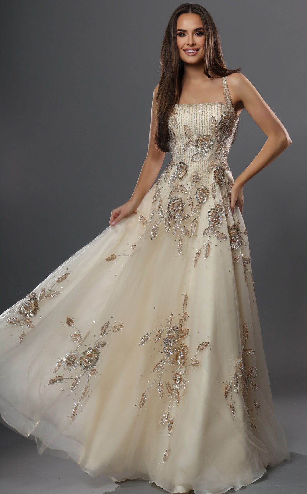 Jovani 49697 Champagne