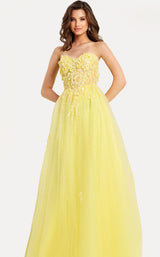 Jovani 49704 Yellow
