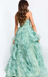 Jovani 49777 Green-Print