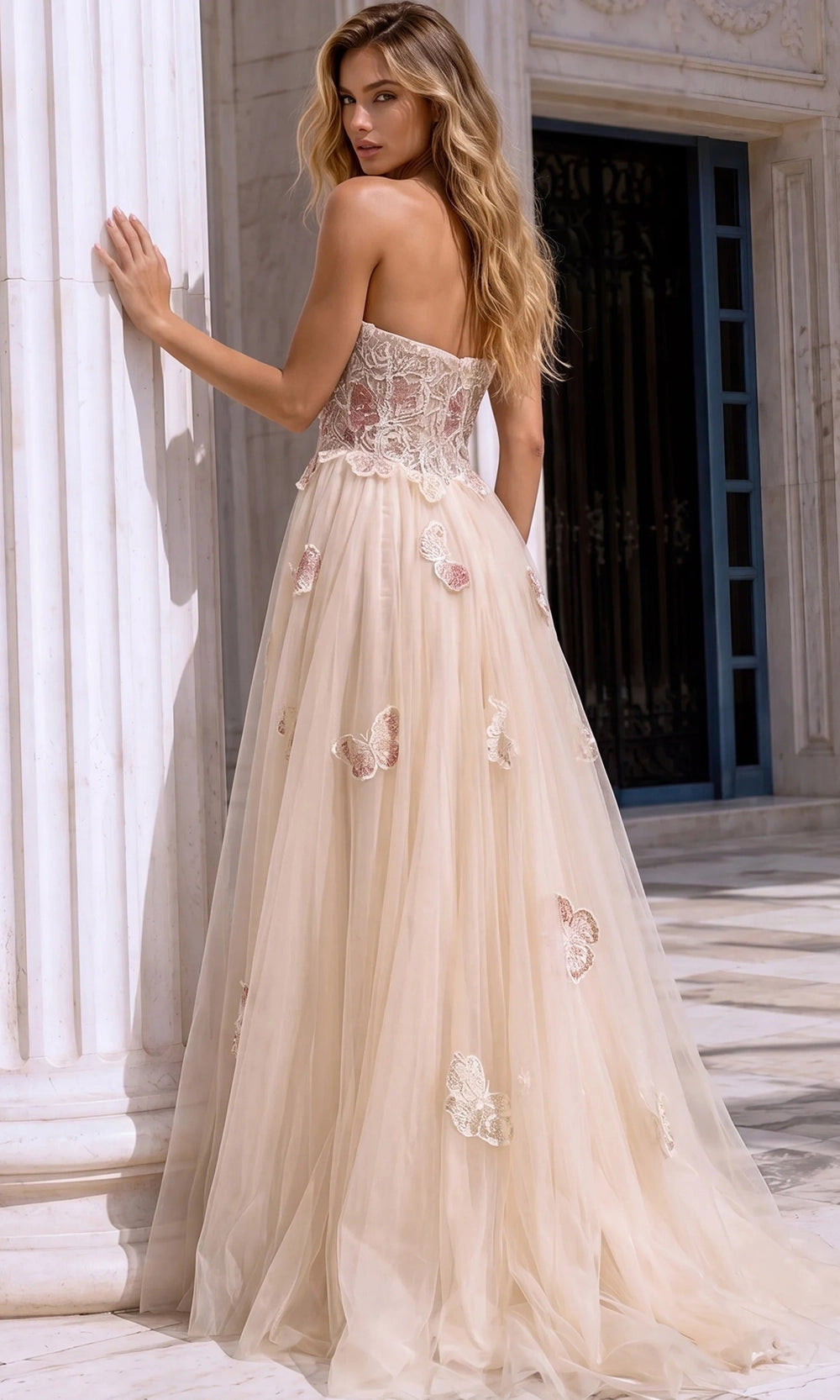Jovani 49883 Champagne
