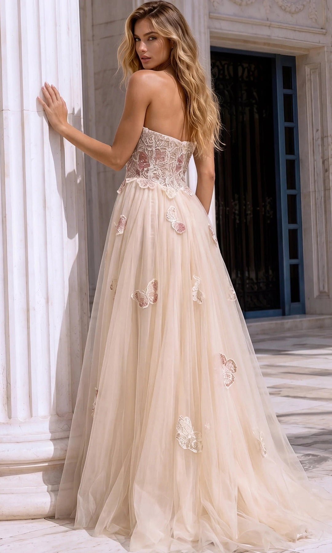 Jovani 49883 Champagne