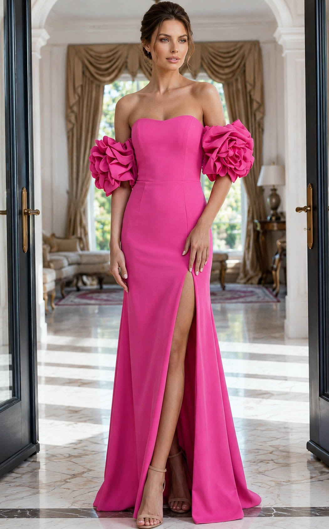 Jovani 49901 Fuchsia