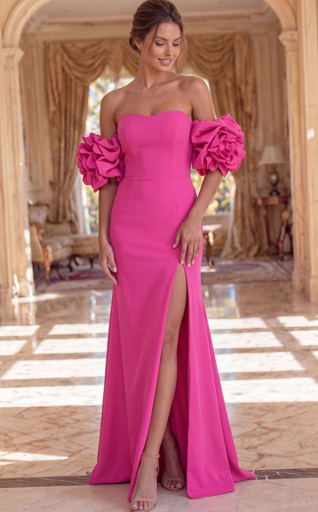 Jovani 49901 Fuchsia