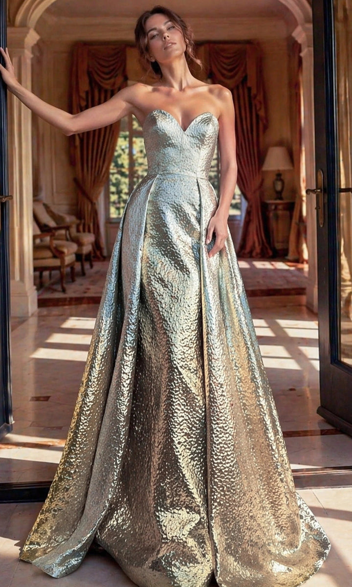 Jovani 49903 Aqua/Gold