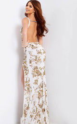 Jovani 49995 White/Gold