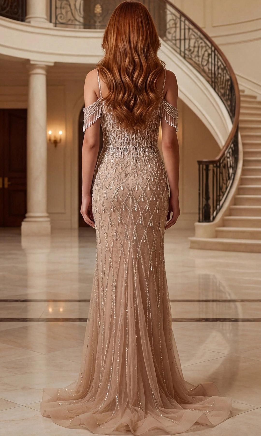 Jovani 50202 Champagne
