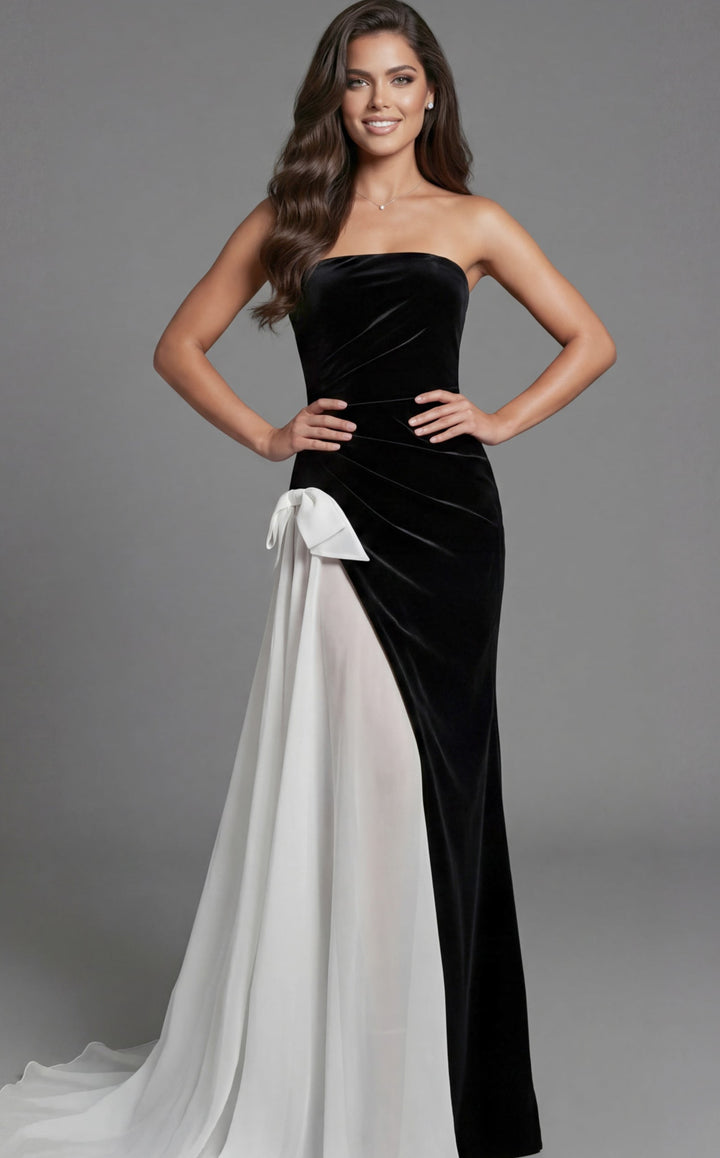 Jovani 50241 Black/White