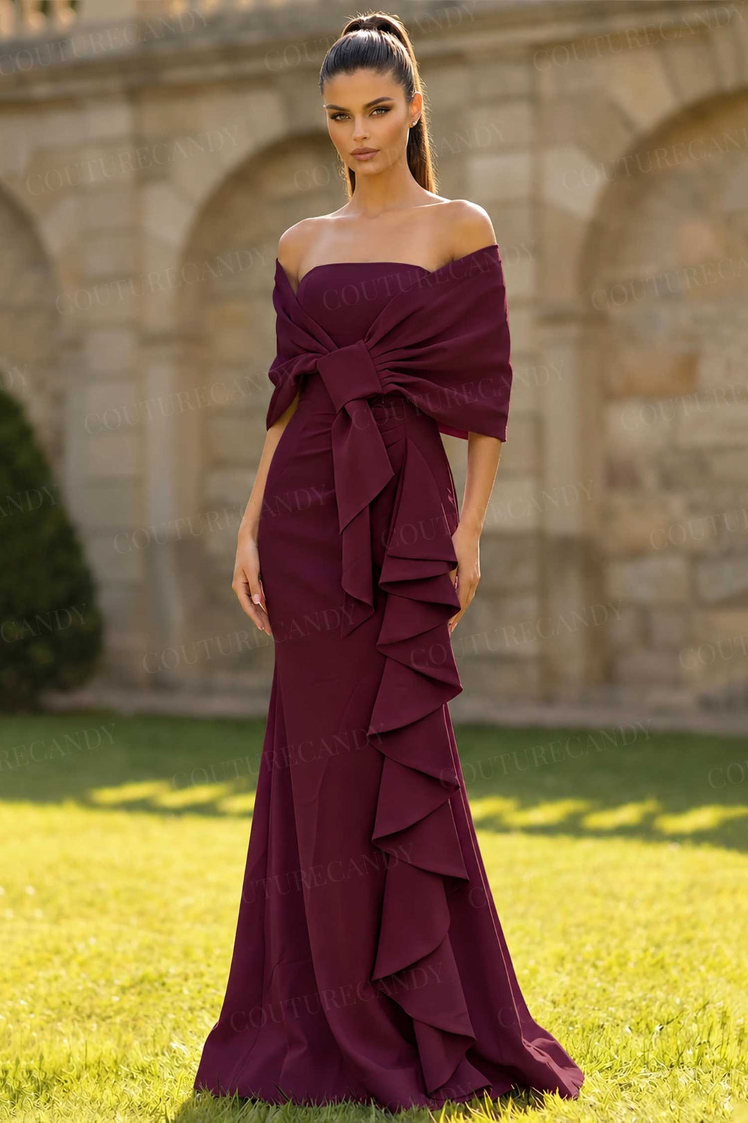 Jovani 50270 Plum
