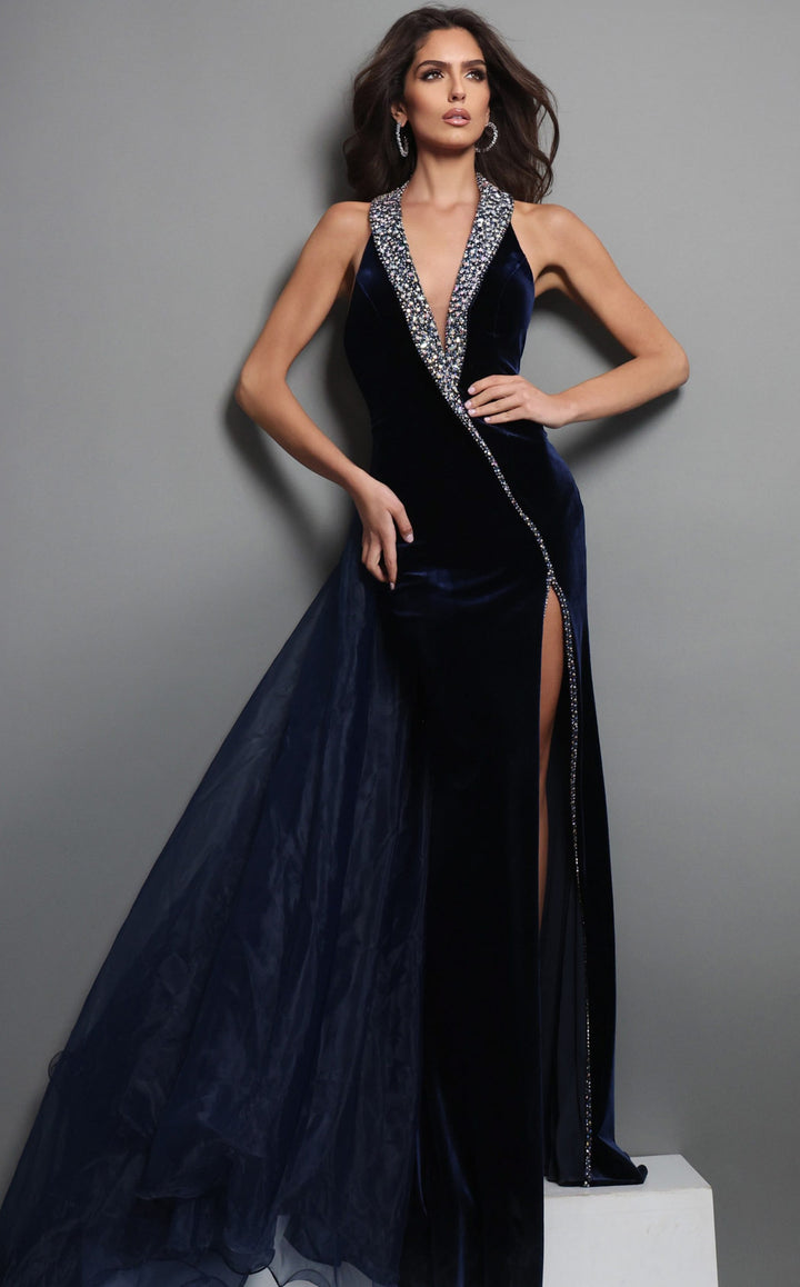 Jovani 50544 Navy/Navy