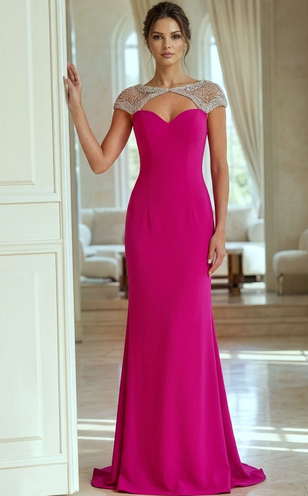Jovani 50549 Fuchsia