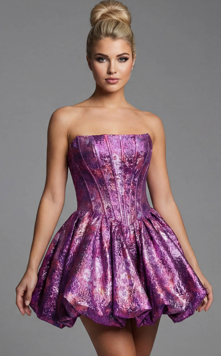 Jovani 51572 Pink-Multi