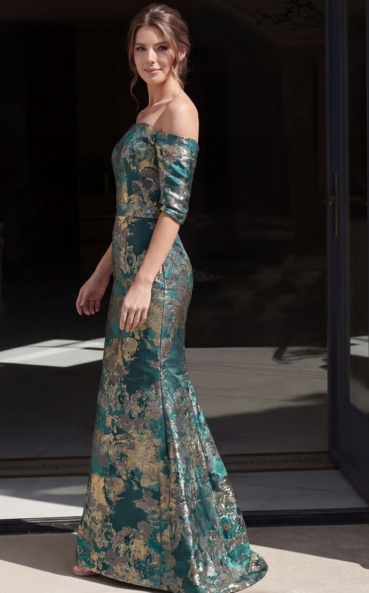 Jovani 51599 Green-Multi
