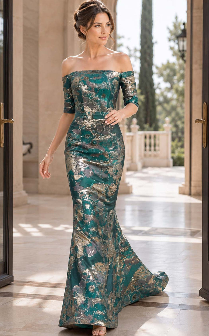 Jovani 51599 Green-Multi