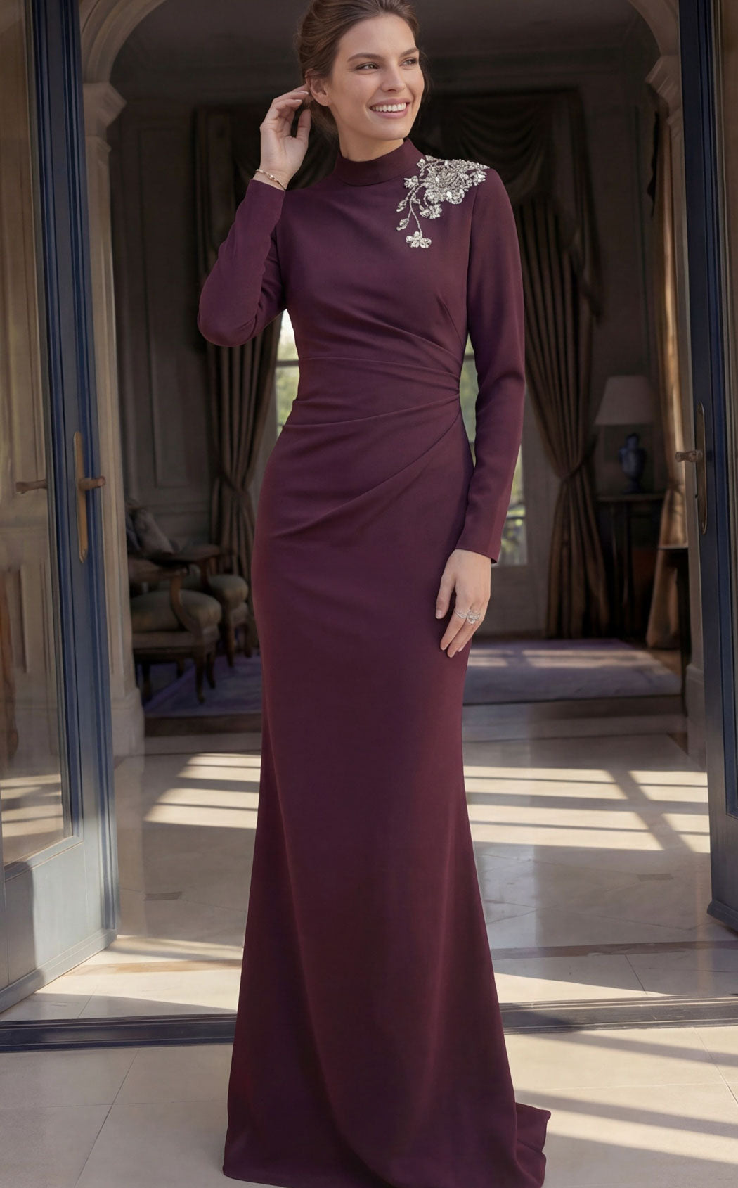Jovani 51632 Plum
