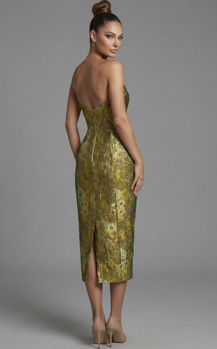 Jovani 51636 Yellow-Multi
