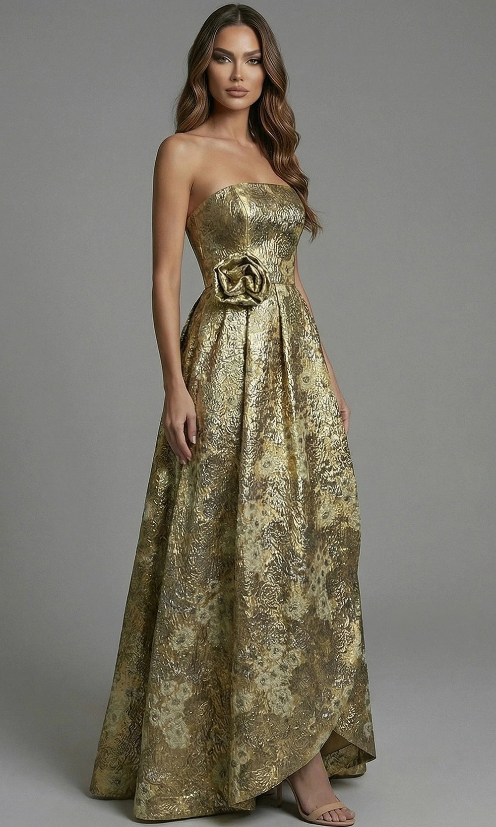 Jovani 51692 Yellow-Multi