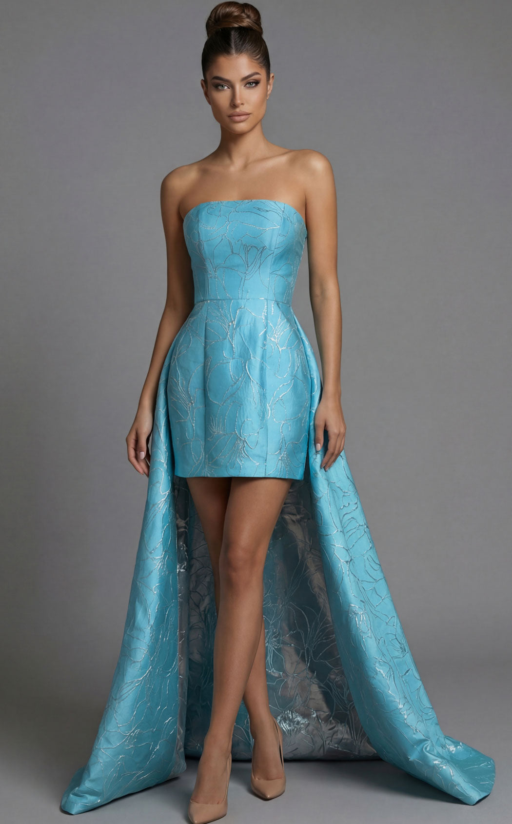 Jovani 51693 Turquoise