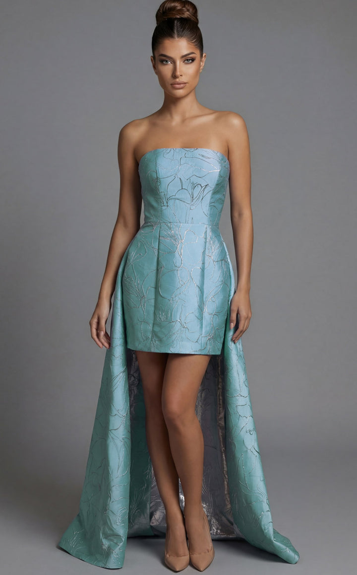 Jovani 51693 Turquoise