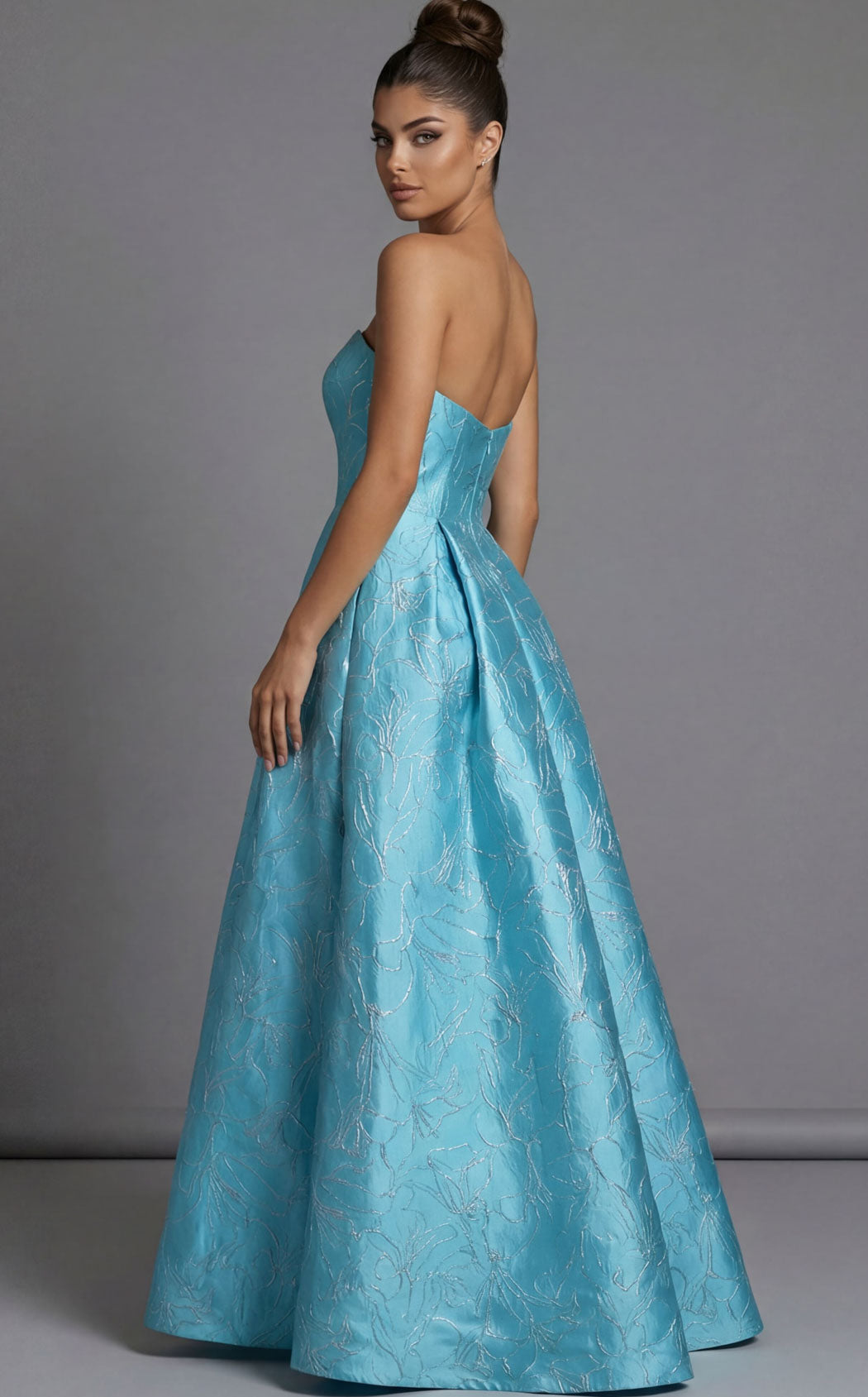 Jovani 51693 Turquoise
