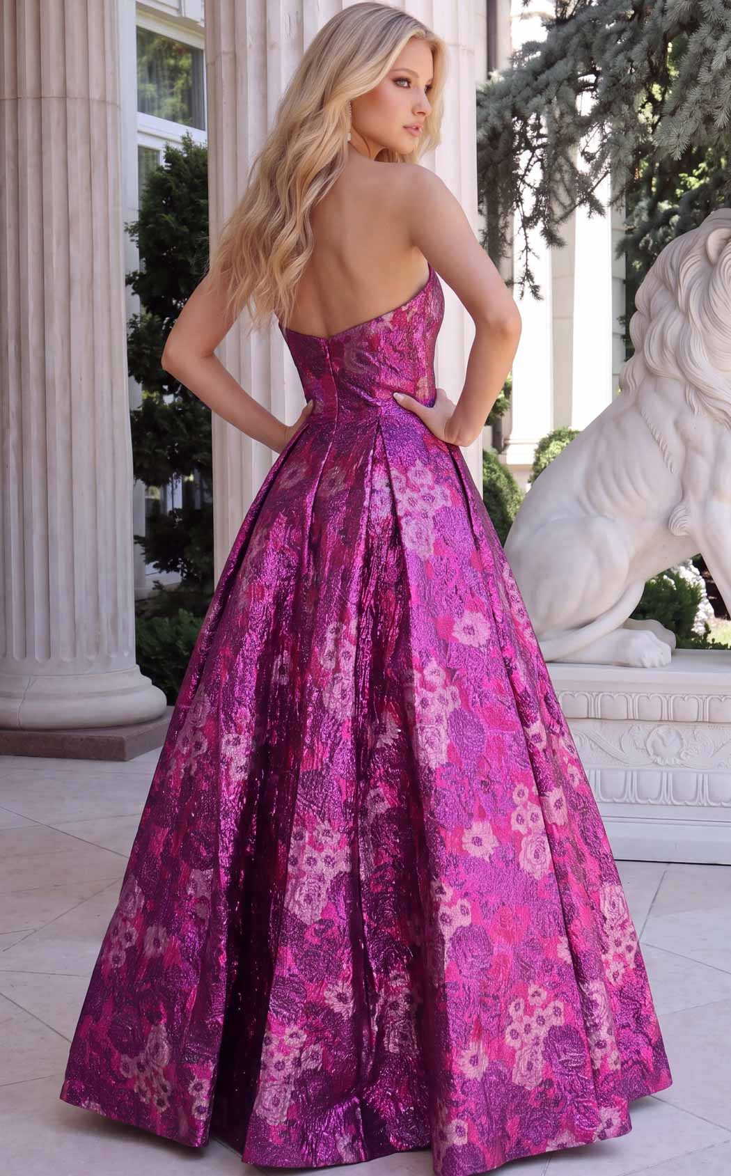 Jovani 51694 Purple-Multi