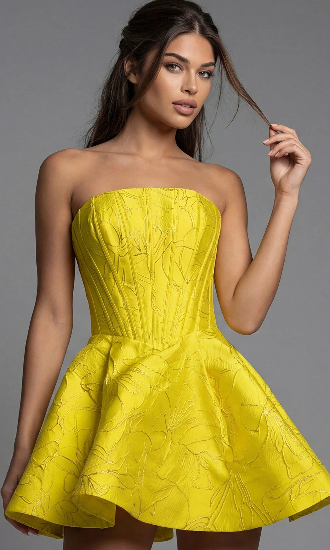 Jovani 51709 Yellow