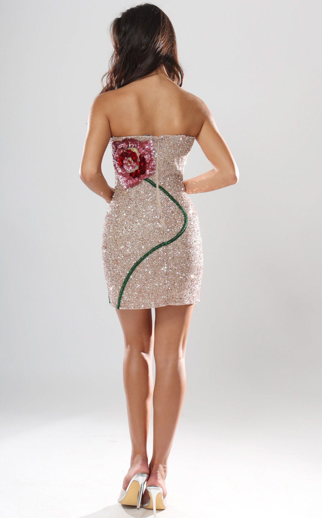 Jovani 51725 Blush/Red/Rose