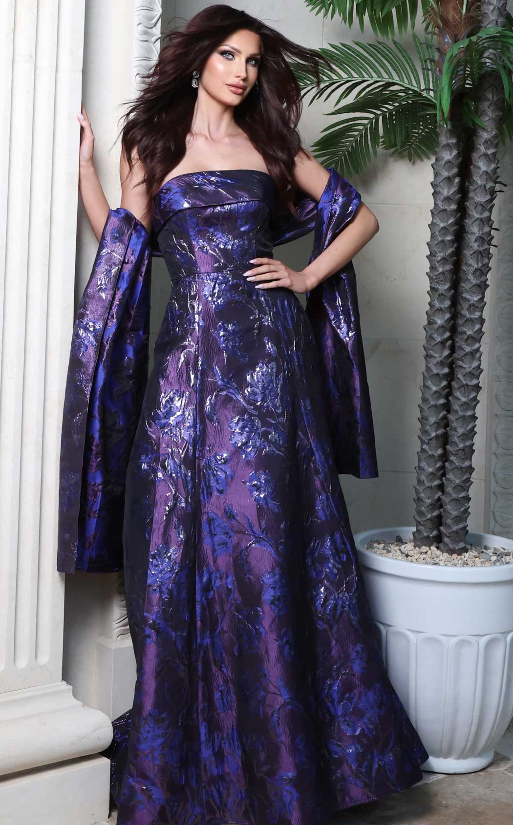 Jovani 51905 Purple-Royal