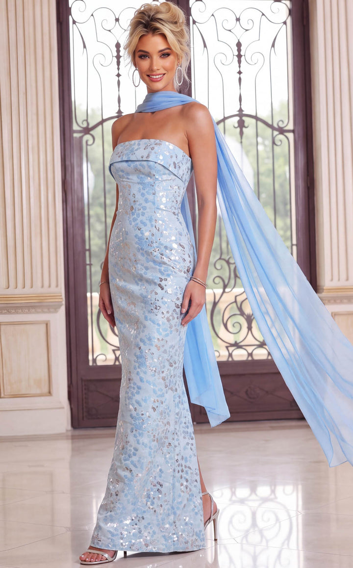 Jovani 51906 Blue